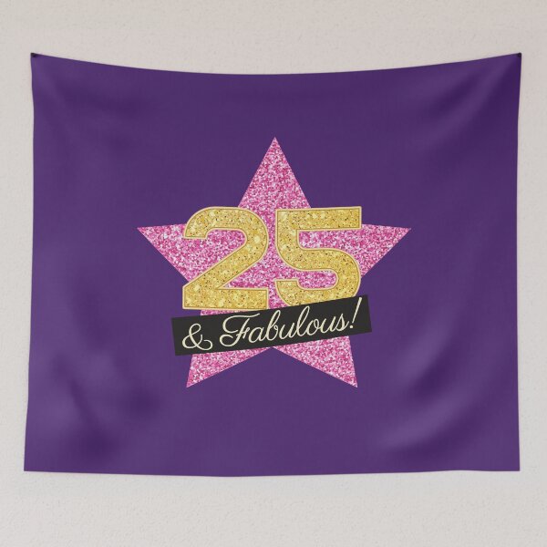 Item preview, 25th Birthday Gifts Women Fabulous - Pink Gold designed and sold by betternotes.