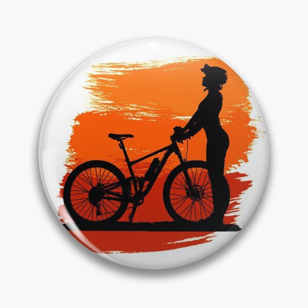 Item preview, Mtb with rider gift for bike friends & bmx fans designed and sold by elnino8.