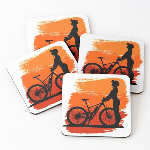 Item preview, Mtb with rider gift for bike friends & bmx fans designed and sold by elnino8.