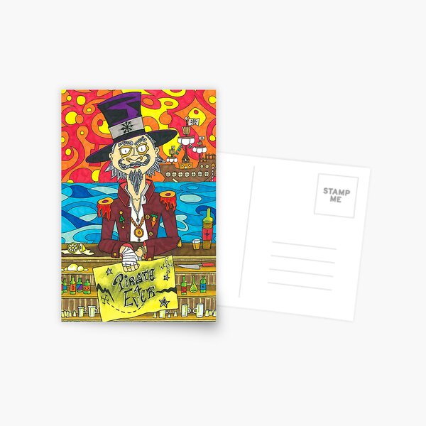 Being a pirate ... Postkarte