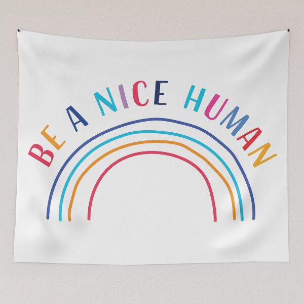 Item preview, Be A Nice Human Be Kind Inspirational Positivity designed and sold by merchzy.