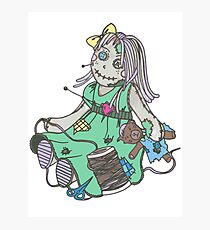 Voodoo Girl Photographic Print