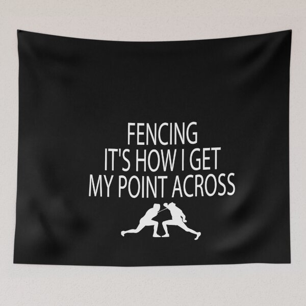 Item preview, Fencing it's How I Get My Point Across / Fencing / funny Fencing / Fencing Gift / Fencing Sport / Fencing Teacher / Fencing Lover Gift designed and sold by Chamssou.