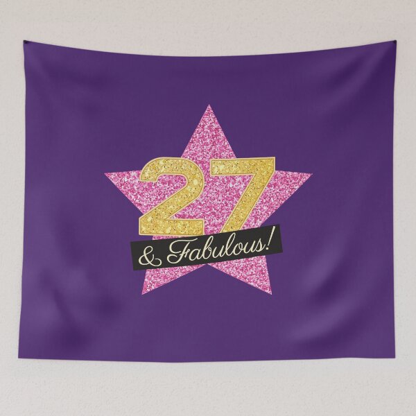 Item preview, 27th Birthday Gifts Women Fabulous - Pink Gold designed and sold by betternotes.
