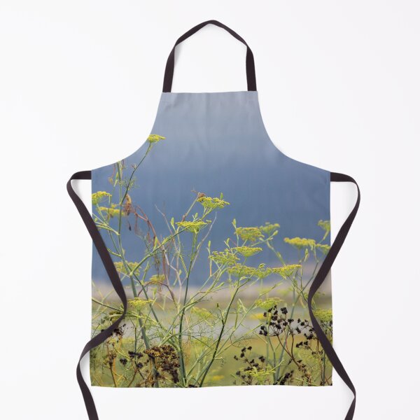 Item preview, Yellow fennel against slate blue skies in Pegwell designed and sold by chihuahuashower.