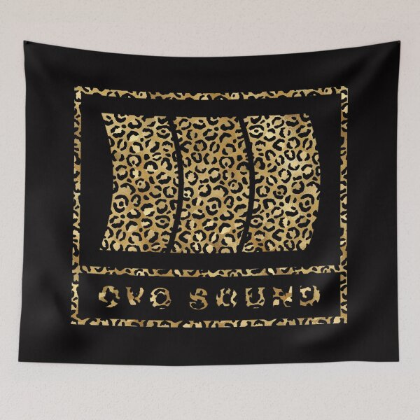 Item preview, OVO sound Leopard gold print designed and sold by lovesuperkarma.