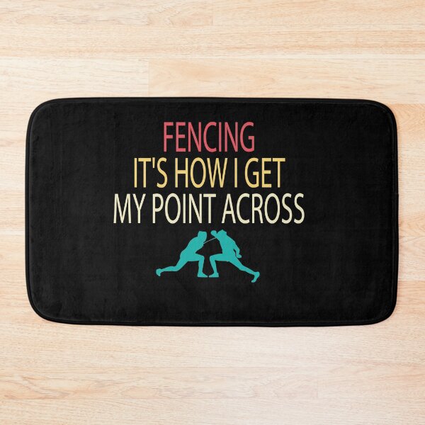 Item preview, Fencing it's How I Get My Point Across / Fencing / funny Fencing / Fencing Gift / Fencing Sport / Fencing Teacher / Fencing Lover Gift watercolor style  designed and sold by Chamssou.