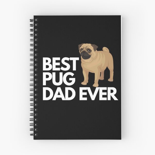 Item preview, Best pug dad ever quote Funny pug dad saying designed and sold by OneTimeEngineer.