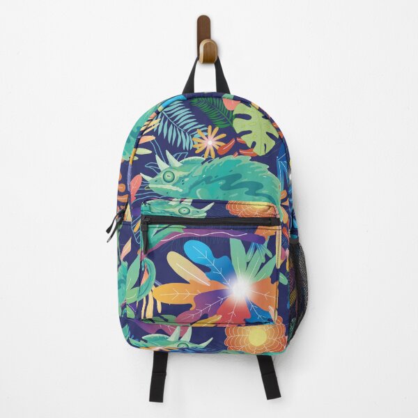 Item preview, Chameleon in the Jungle Seamless pattern designed and sold by Ihavemalak.