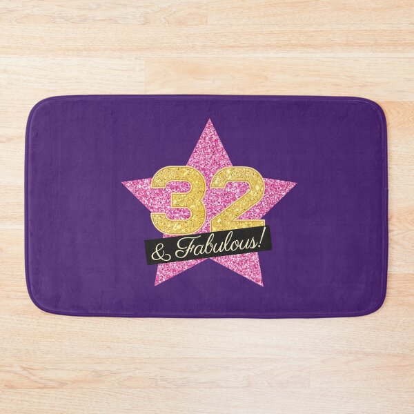 Item preview, 32nd Birthday Gifts Women Fabulous - Pink Gold designed and sold by betternotes.