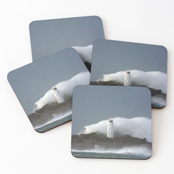 Item preview, Godrevy Lighthouse In The Storm, Cornwall designed and sold by Paul Thompson Photography.