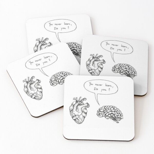 Item preview, heart brain you never earn do you? designed and sold by tania2323.