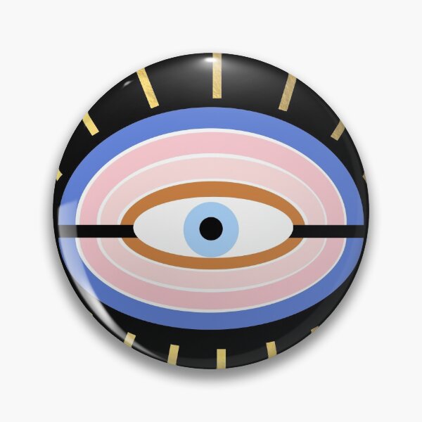 Item preview, Retro evil eye - black & gold designed and sold by Gale Switzer.