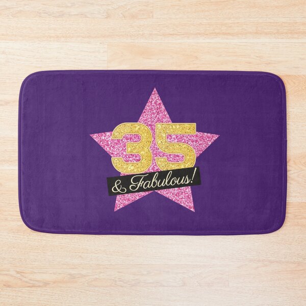 Item preview, 35th Birthday Gifts Women Fabulous - Pink Gold designed and sold by betternotes.