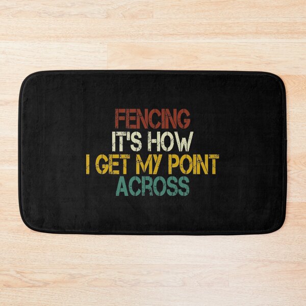 Item preview, Fencing it's How I Get My Point Across / Fencing / funny Fencing / Fencing Gift / Fencing Sport / Fencing Teacher / Fencing Lover Gift vintage style idea design designed and sold by Chamssou.