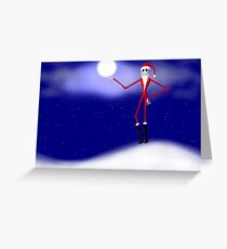 Jack Skellington Weihnachtssankt Grußkarte