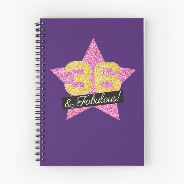 Item preview, 36th Birthday Gifts Women Fabulous - Pink Gold designed and sold by betternotes.