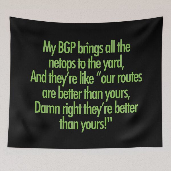 Item preview, My BGP brings all the netops to the yard designed and sold by unixorn.