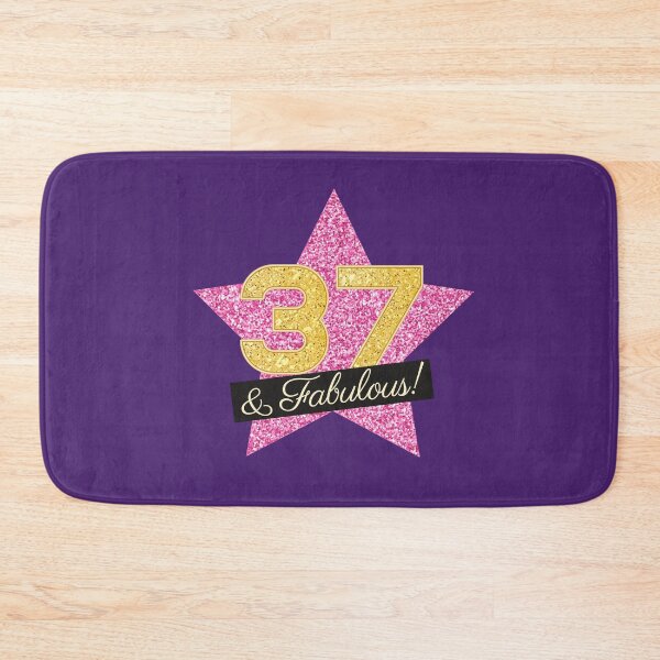 Item preview, 37th Birthday Gifts Women Fabulous - Pink Gold designed and sold by betternotes.
