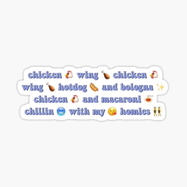 Chicken Wing Tiktok Gifts Merchandise Redbubble - chicken roblox song