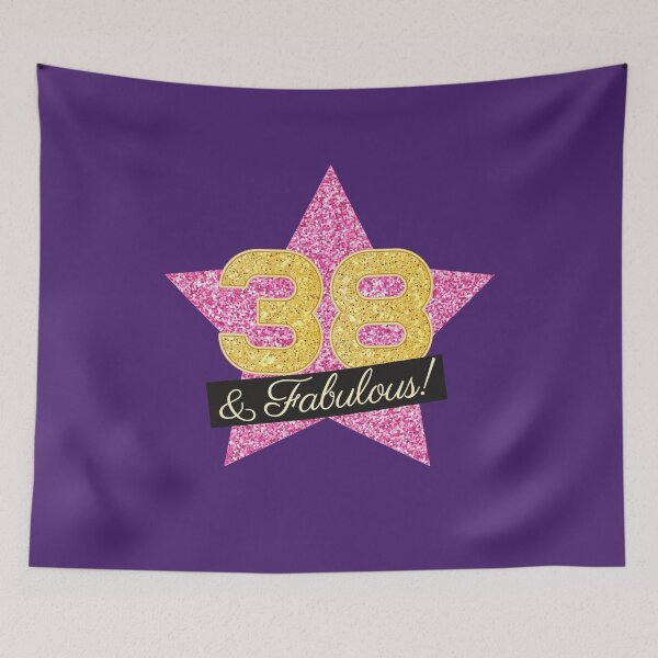 Item preview, 38th Birthday Gifts Women Fabulous - Pink Gold designed and sold by betternotes.
