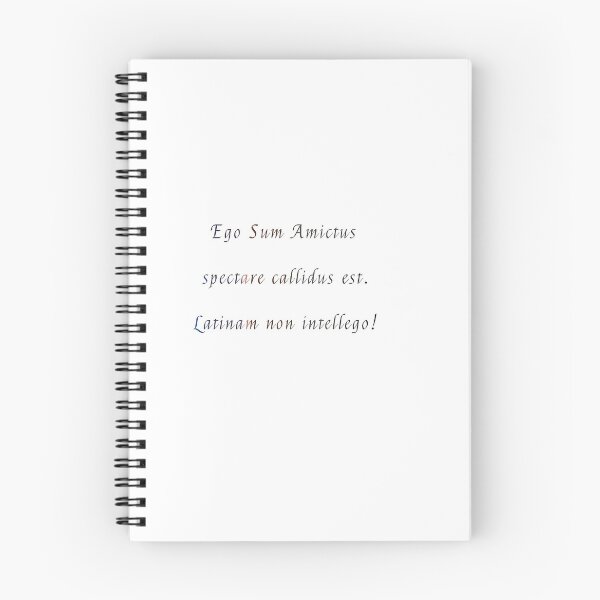 Item preview, Ego sum amictus spectare callidus est. Latinam non intellego! designed and sold by realdorypanda.