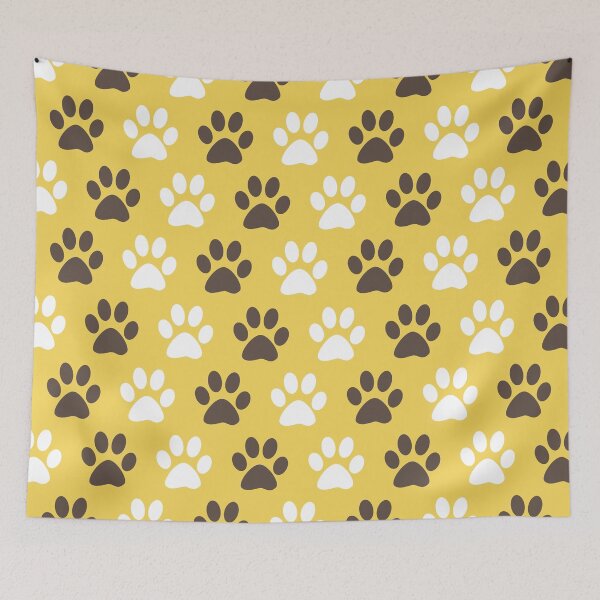 Item preview, Animal Paw Print Pattern Gold designed and sold by oddmatter.