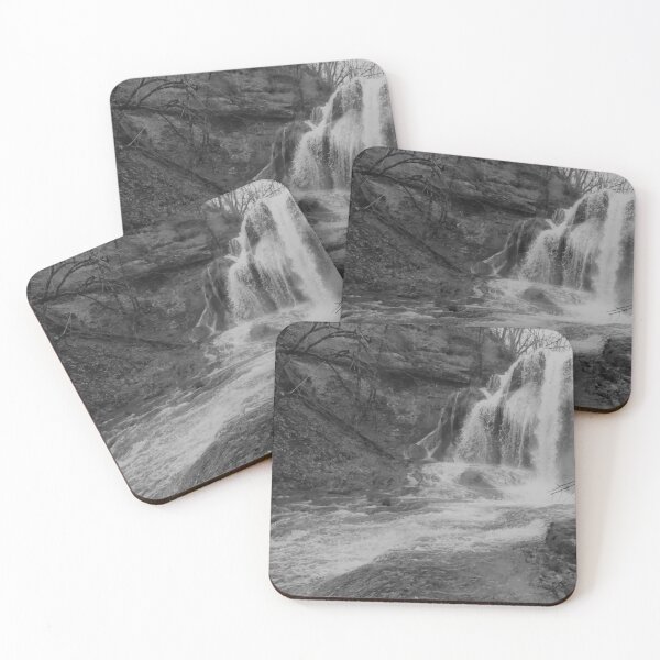 Item preview, Black and White waterfall designed and sold by Catavan.