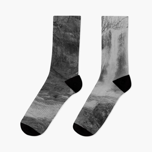 Item preview, Black and White waterfall designed and sold by Catavan.