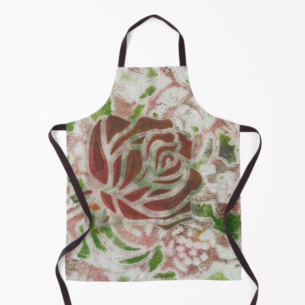 Item preview, Patchwork of Gelliprint Roses designed and sold by LymphomaLass.