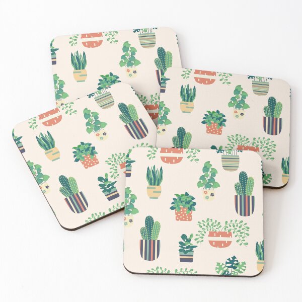 Item preview, Plants and flowers in colourful pots seamless pattern designed and sold by Ihavemalak.