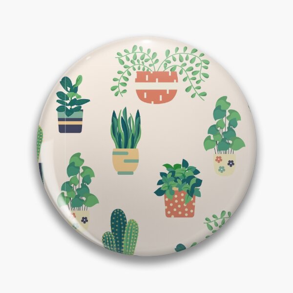 Item preview, Plants and flowers in colourful pots seamless pattern designed and sold by Ihavemalak.