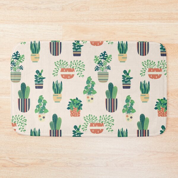 Item preview, Plants and flowers in colourful pots seamless pattern designed and sold by Ihavemalak.