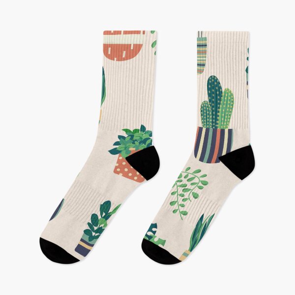 Item preview, Plants and flowers in colourful pots seamless pattern designed and sold by Ihavemalak.