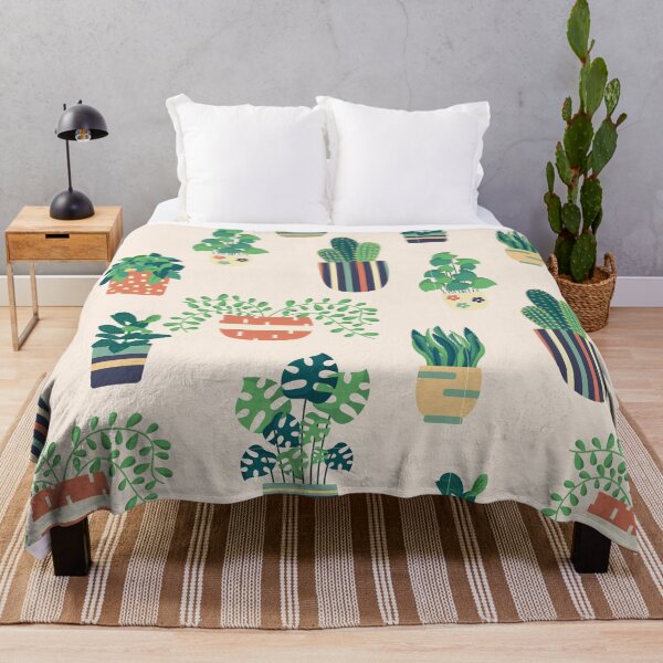 Item preview, Plants and flowers in colourful pots seamless pattern designed and sold by Ihavemalak.