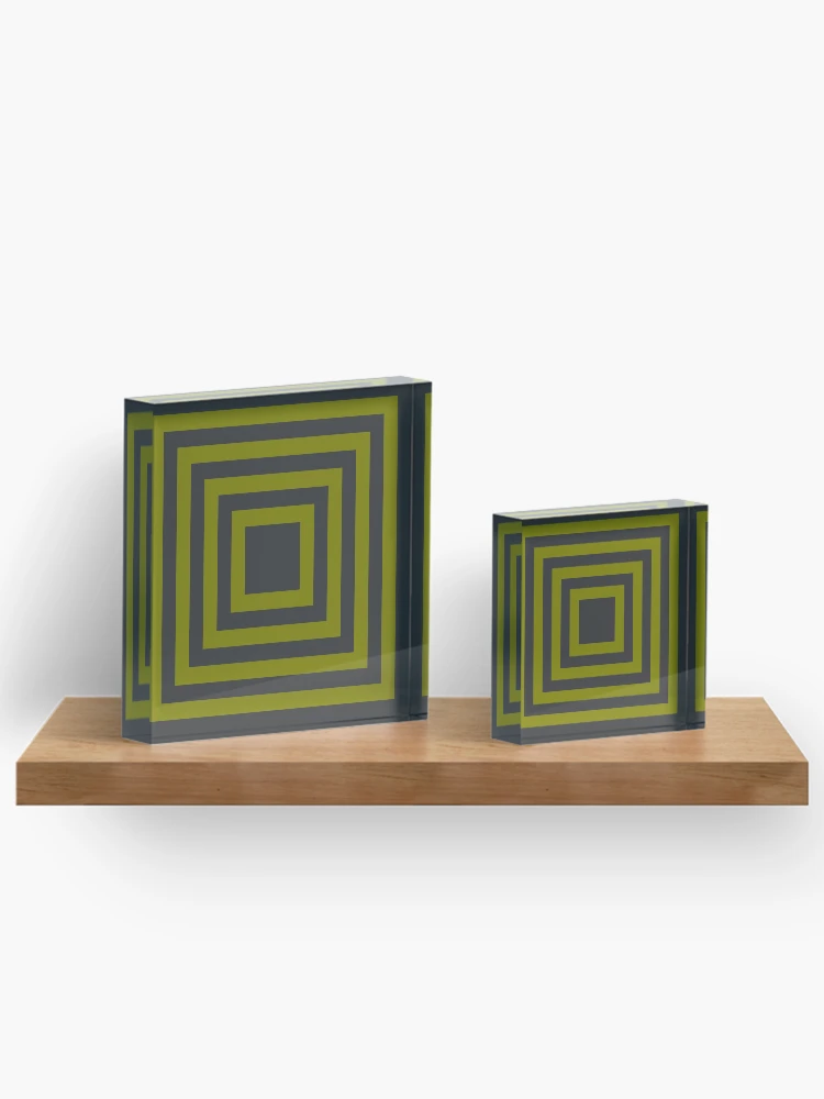 Thumbnail 3 of 5, Acrylic Block, Geometric Pattern Design designed and sold by Patternsdesign.