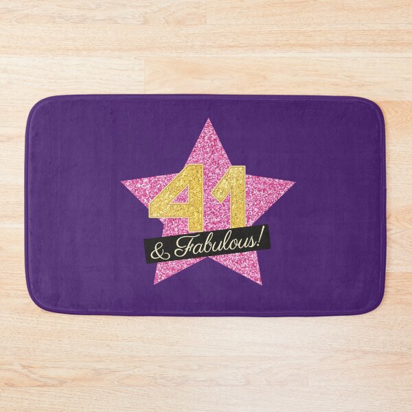 Item preview, 41st Birthday Gifts Women Fabulous - Pink Gold designed and sold by betternotes.