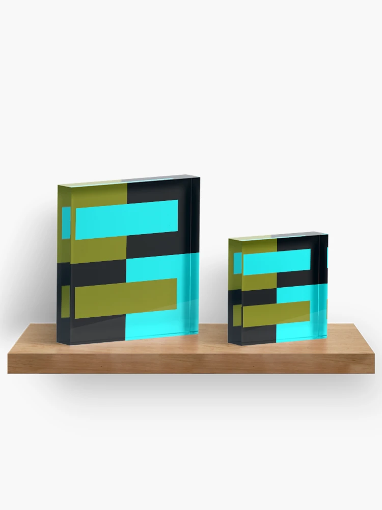 Thumbnail 3 of 5, Acrylic Block, Geometric Pattern Design designed and sold by Patternsdesign.
