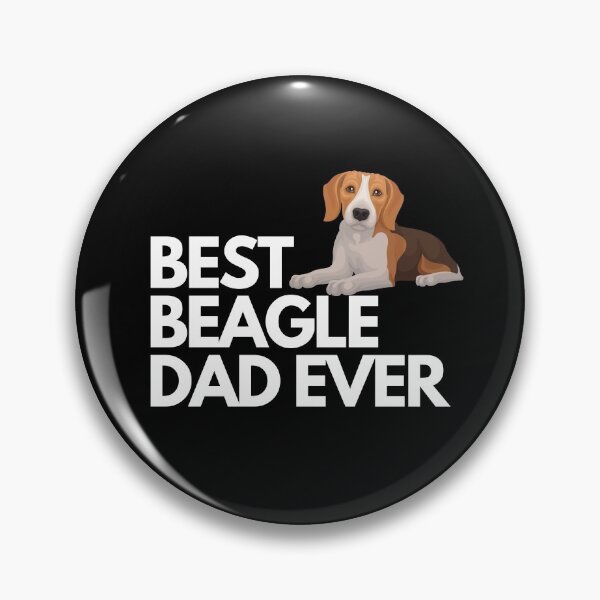 Item preview, Funny beagle dad saying Best beagle dad ever  designed and sold by OneTimeEngineer.