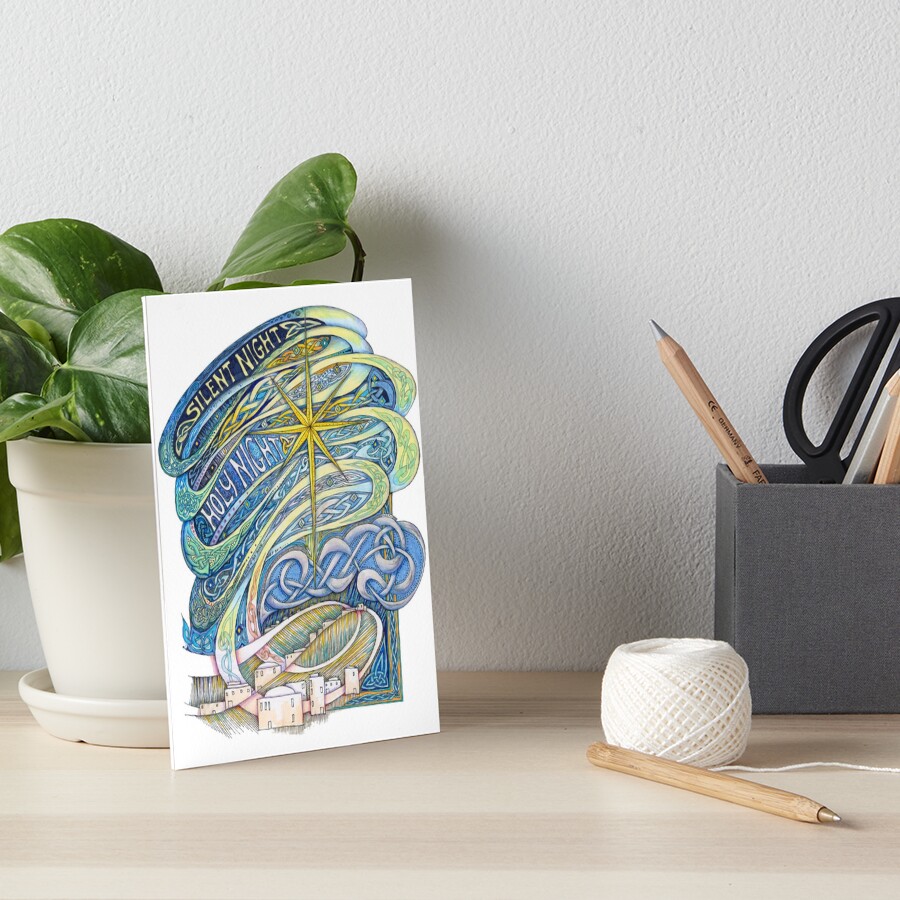 Silent Night Art Board Print