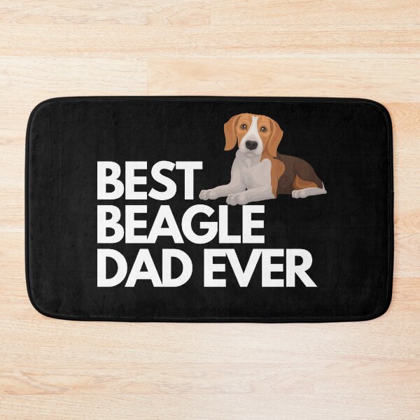 Item preview, Funny beagle dad saying Best beagle dad ever  designed and sold by OneTimeEngineer.