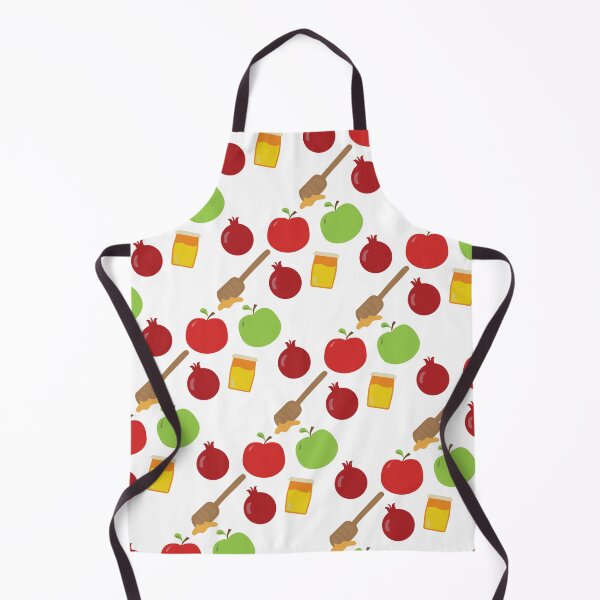 Item preview, Rosh Hashana jewish holiday symbols pattern designed and sold by sigdesign.