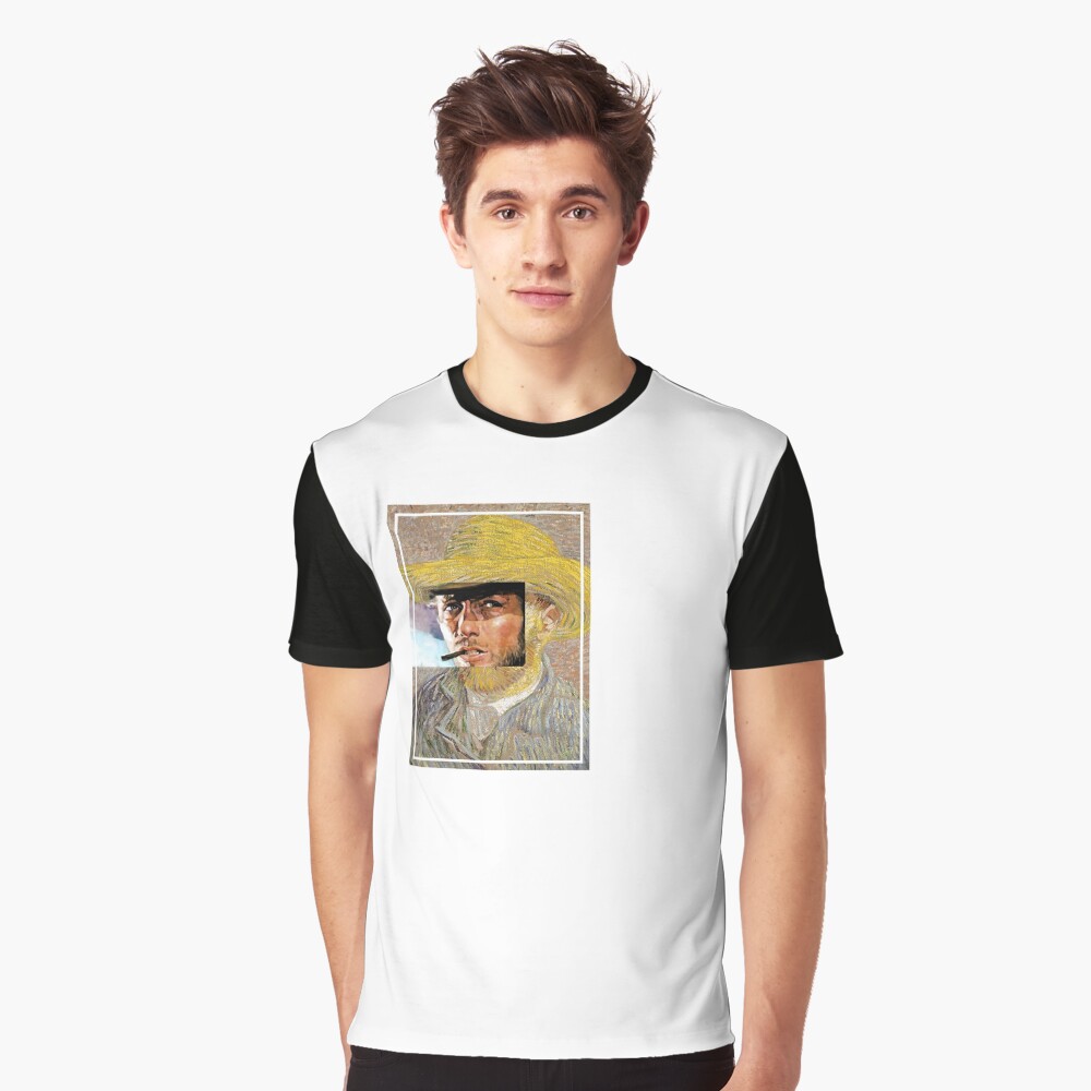 t shirt clint eastwood van gogh