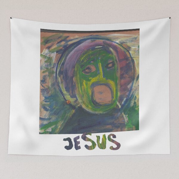 Item preview, Jesus Screaming (Original Painting by ACCI) designed and sold by VanyssaGraphics.