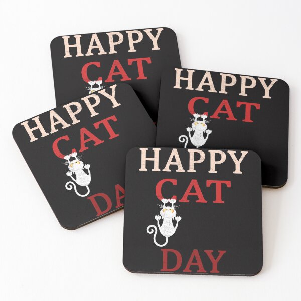 Item preview, HAPPY CAT DAY INTERNATIONAL CAT DAY designed and sold by Andrea Lina.
