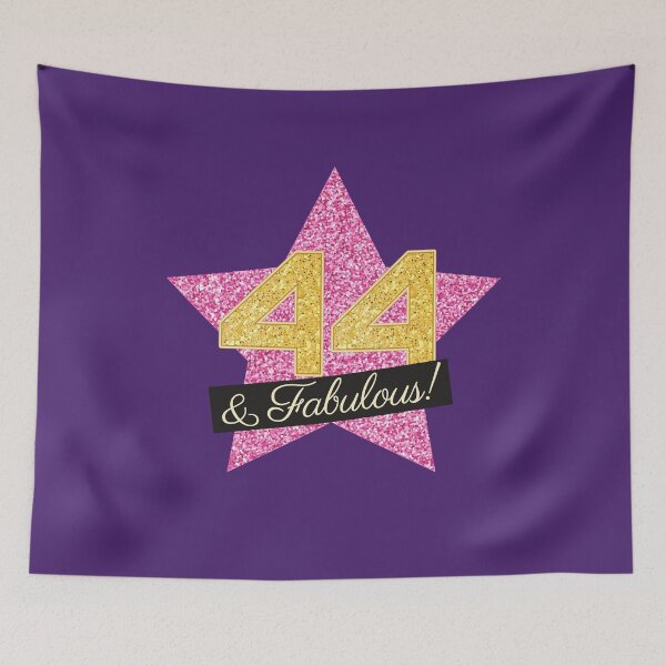Item preview, 44th Birthday Gifts Women Fabulous - Pink Gold designed and sold by betternotes.
