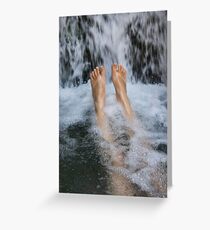Foot massage! Greeting Card