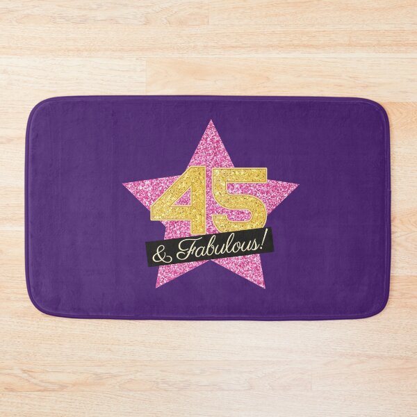 Item preview, 45th Birthday Gifts Women Fabulous - Pink Gold designed and sold by betternotes.