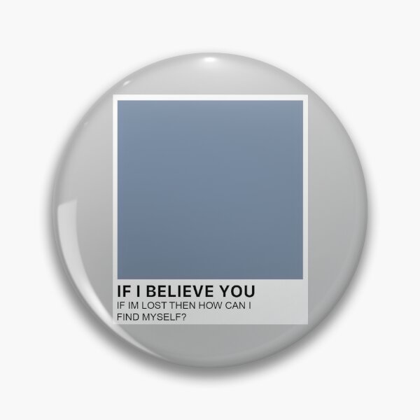 Item preview, The 1975 If I believe you Pantone  designed and sold by erinxswan.