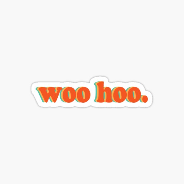 Vista previa del artículo con la obra «woo hoo», diseñado y vendido por Polina-spaghett.